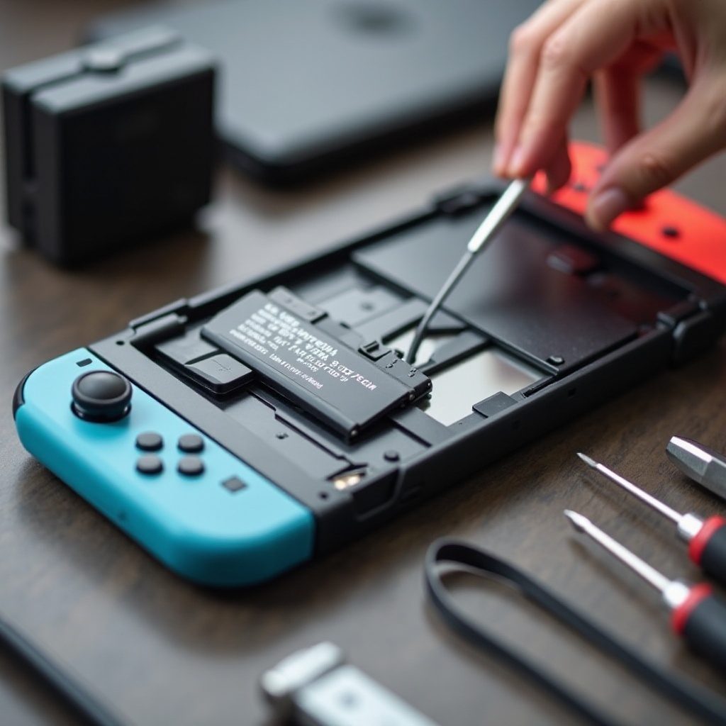 nintendo switch akku tauschen