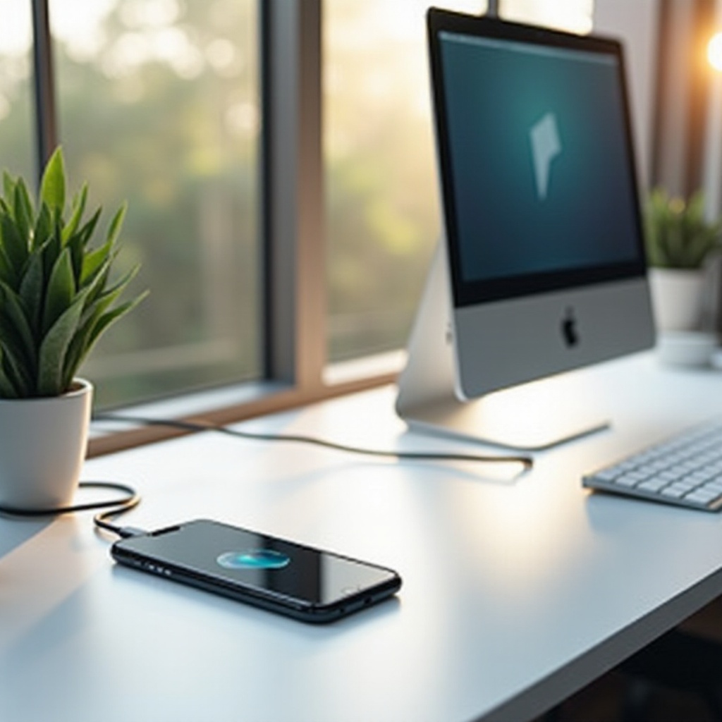 wie man ein iPhone ohne USB mit einem Mac verbindet