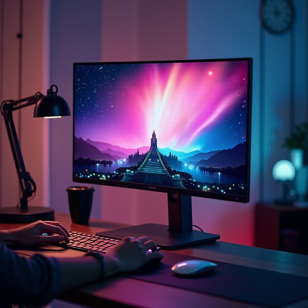 brennen OLED-Monitore ein?